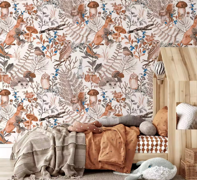 Watercolor Forest Wallpaper 